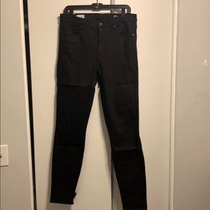 Black gap true skinny jeans